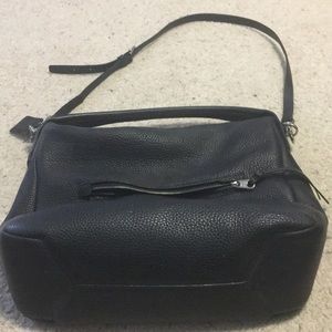 Coach black genuine leather